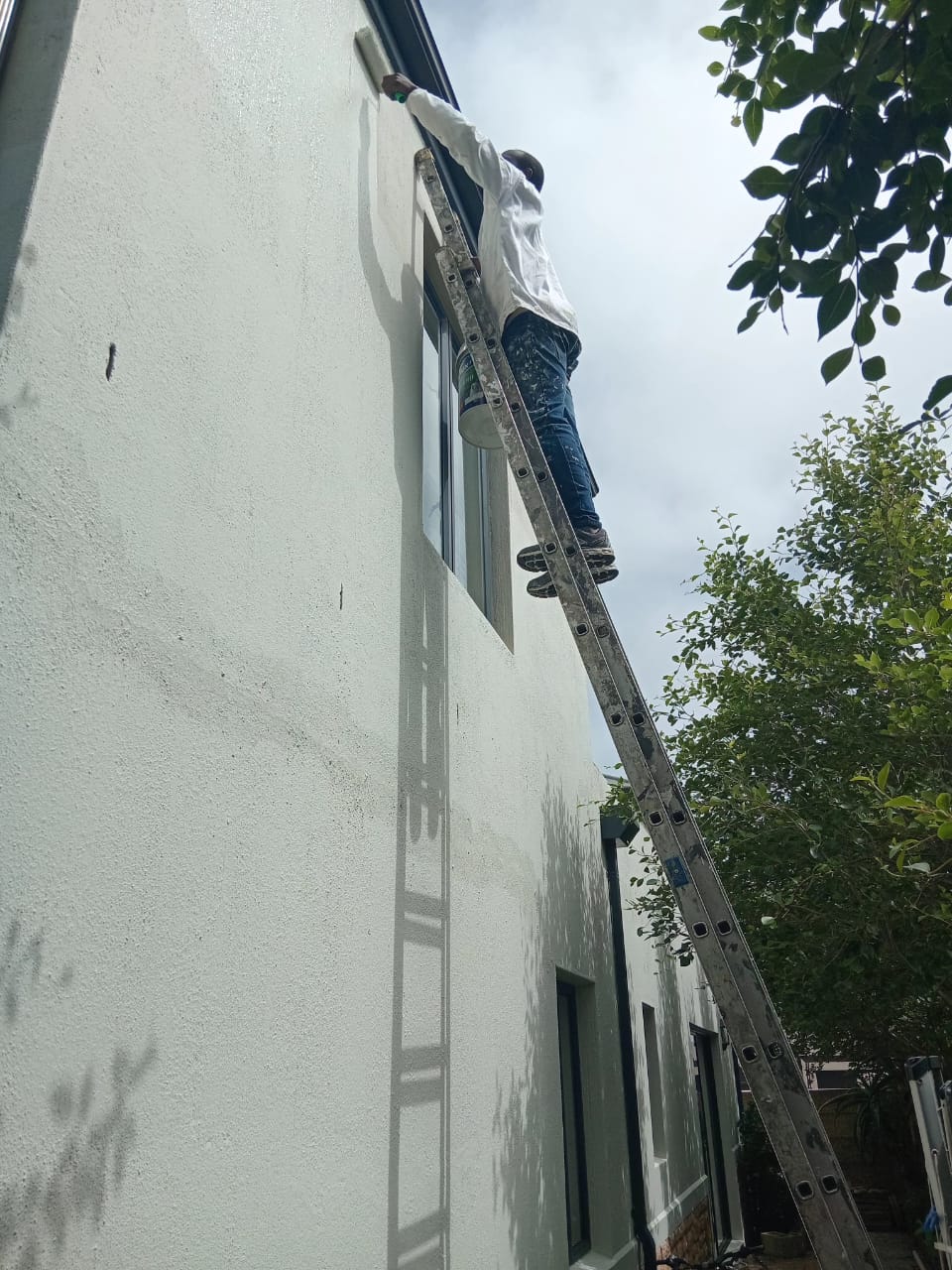Painter at work